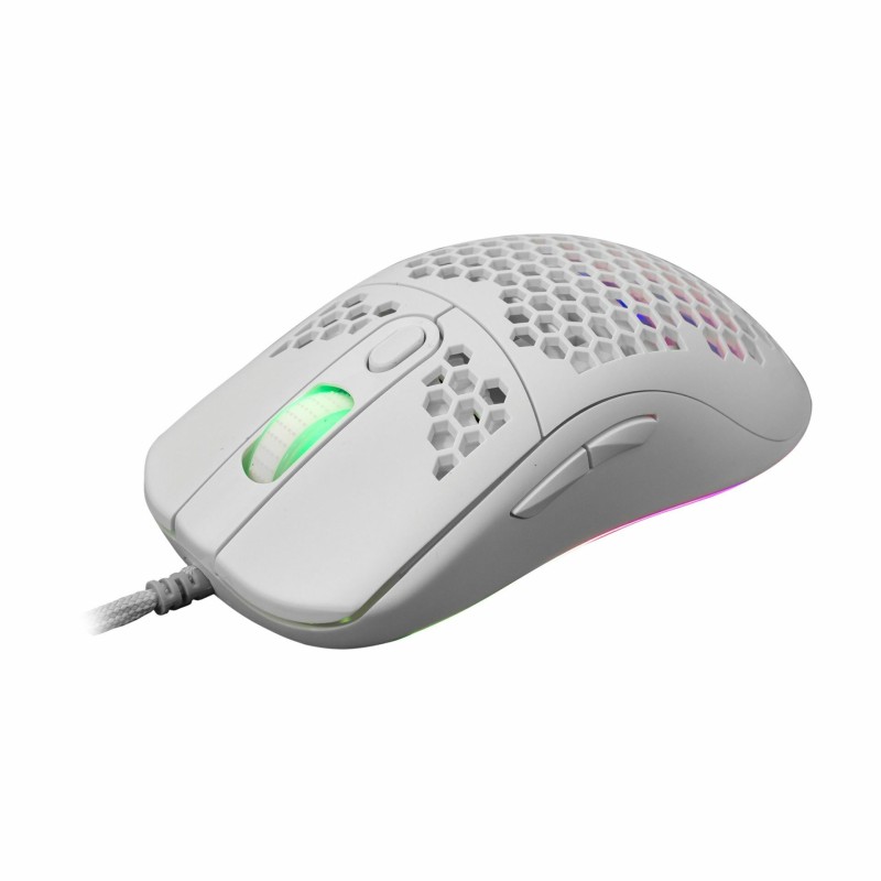 Miška White Shark GM-5007 GALAHAD, bela