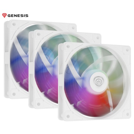 Ventilator GENESIS OXAL 120 ARGB 3-PACK, bel