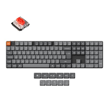 Tipkovnica Keychron K5 Max, Gateron rdeča stikala, RGB