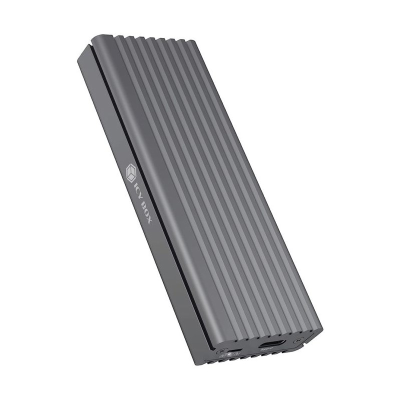 Ohišje IcyBox IB-1817MC-C31 za M.2 NVMe/SATA SSD z zaščito pred pisanjem