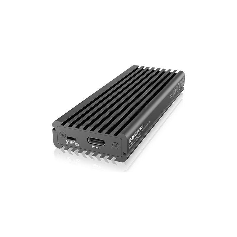 Ohišje IcyBox IB-1817MC-C31 za M.2 NVMe/SATA SSD z zaščito pred pisanjem