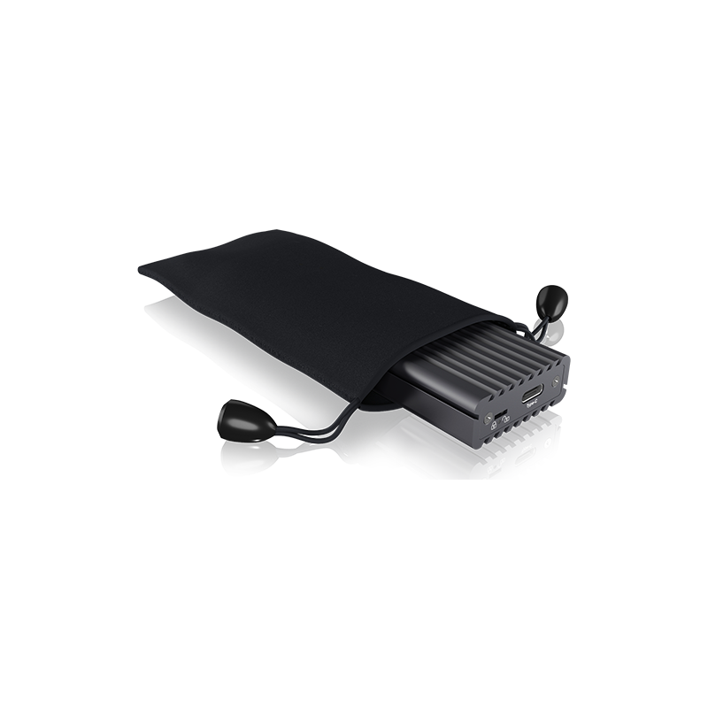 Ohišje IcyBox IB-1817MC-C31 za M.2 NVMe/SATA SSD z zaščito pred pisanjem