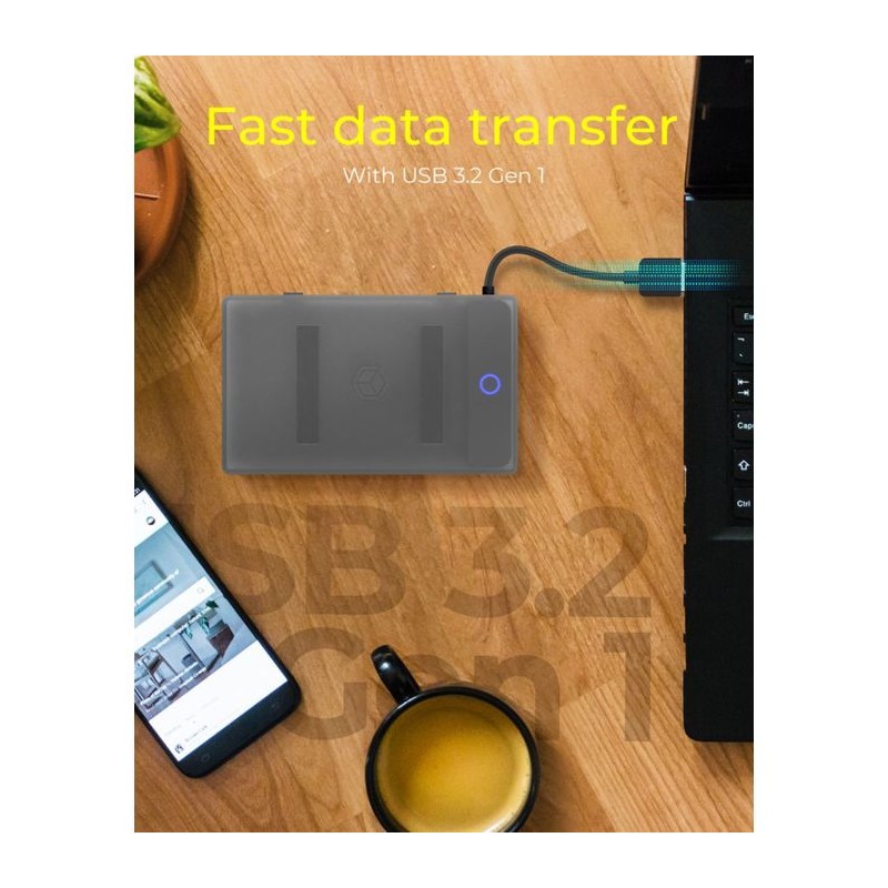 Ohišje za disk IcyBox IB-AC603B-U3 za 2,5 SATA HDD/SSD