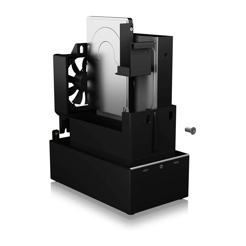 Zunanje RAID ohišje IcyBox IB-RD3621-C31, za 2x 3,5 in 2,5 HDD/SSD