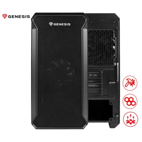 Ohišje GENESIS IRID 503 V2, Mini Tower, črna
