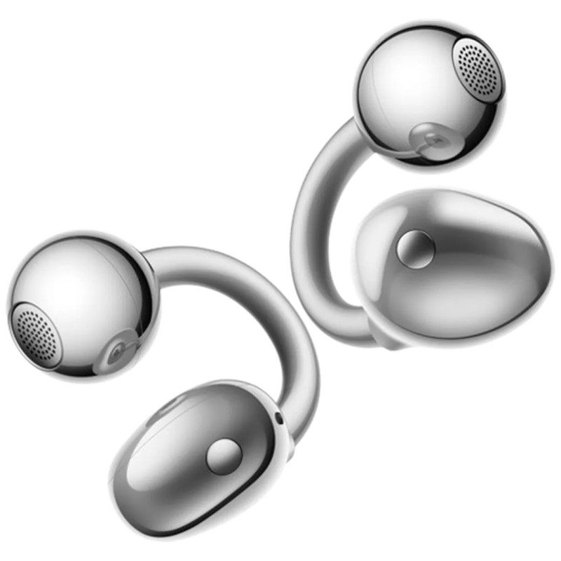 Slušalke Huawei FreeClip 2 S, srebrne