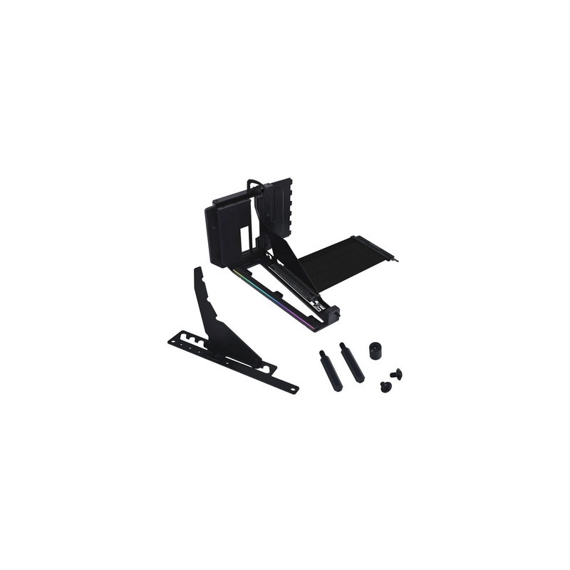 Vertikalni nosilec grafične kartice Lian Li Bracket Kit V4, PCIe 5.0, črn