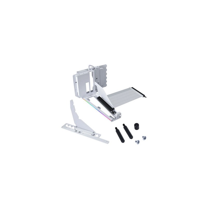 Vertikalni nosilec grafične kartice Lian Li Bracket Kit V4, PCIe 5.0, bel