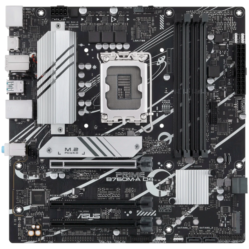 Matična plošča ASUS PRIME B760M-A D4-CSM, DDR4, LGA1700, mATX