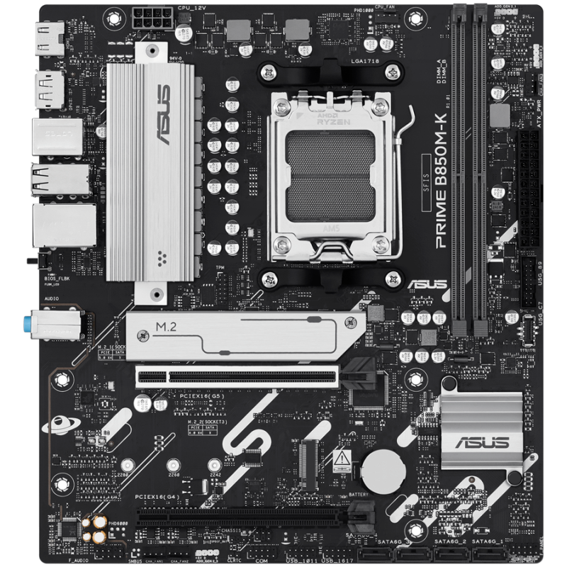 Matična plošča ASUS PRIME B850M-K, DDR5, AM5, mATX