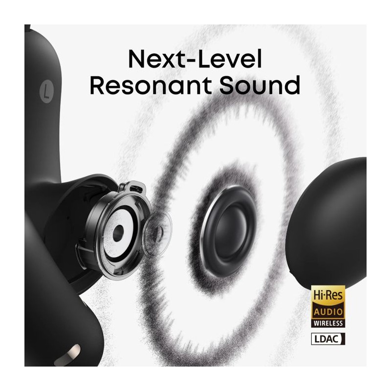 Slušalke Soundcore AeroFit 2 Pro, črne