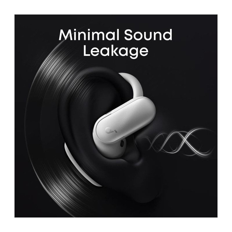 Slušalke Soundcore AeroFit 2 Pro, bele