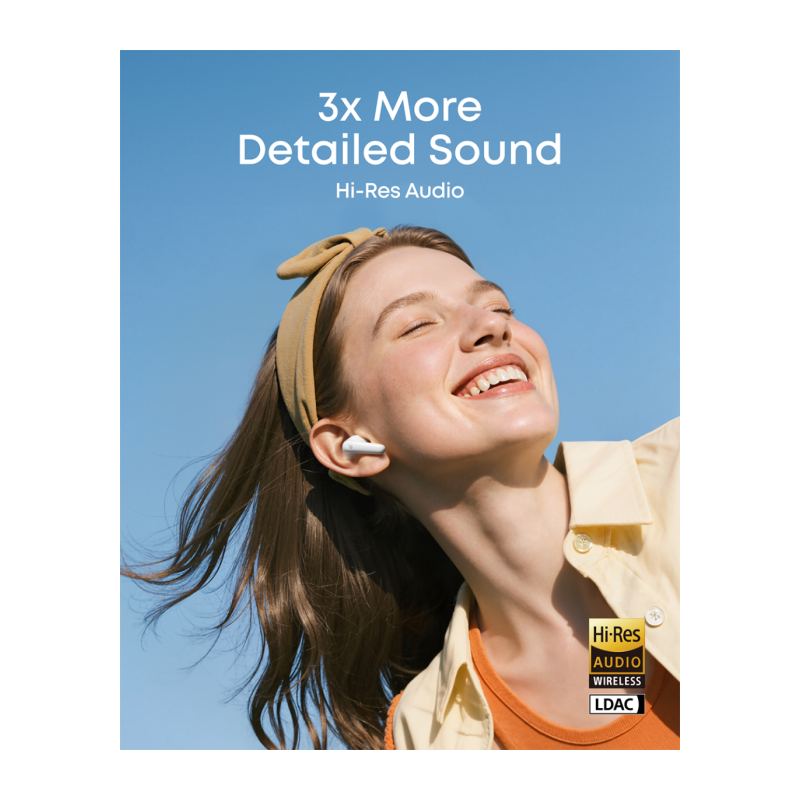 Slušalke Anker Soundcore R60i NC, bele