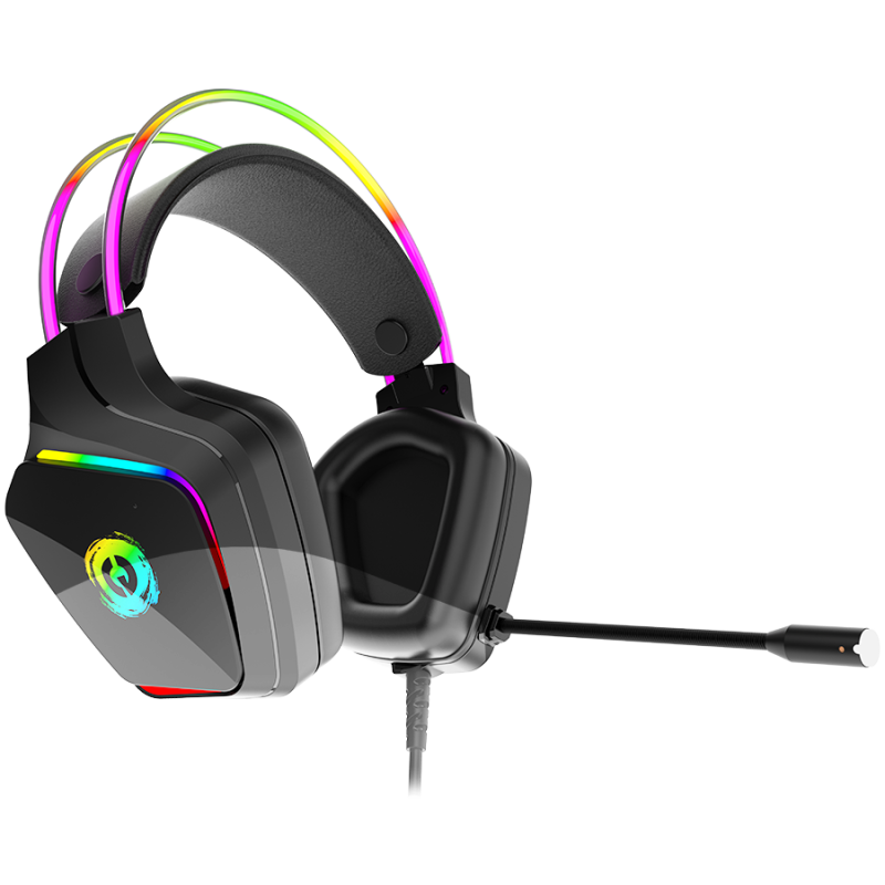 Slušalke Canyon Darkless GH-9A - RGB, črne