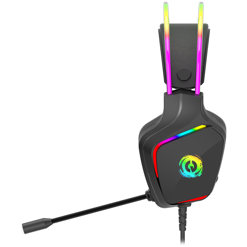 Slušalke Canyon Darkless GH-9A - RGB, črne