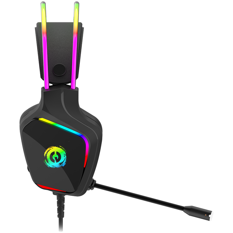 Slušalke Canyon Darkless GH-9A - RGB, črne