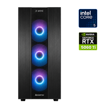 Računalnik ANNI Gamer Advanced i5-12400F / RTX 5060 Ti / 16 GB / 1 TB
