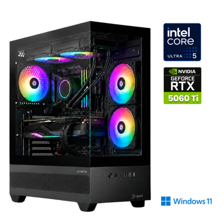 Računalnik ANNI Gamer Advanced Ultra 5 225F / RTX 5060 Ti / 16 GB / 1 TB / W11H