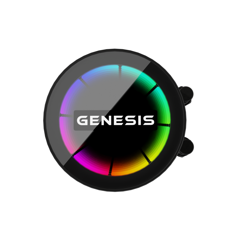 Vodno hlajenje GENESIS HYDRIA 360 ARGB, črno