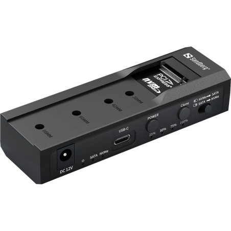 Priklopna in klonirna postaja Sandberg za M.2 NVMe ter SATA HDD/SSD