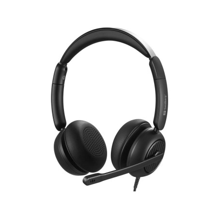 Slušalke Sandberg 3v1 Office Headset Pro, črne