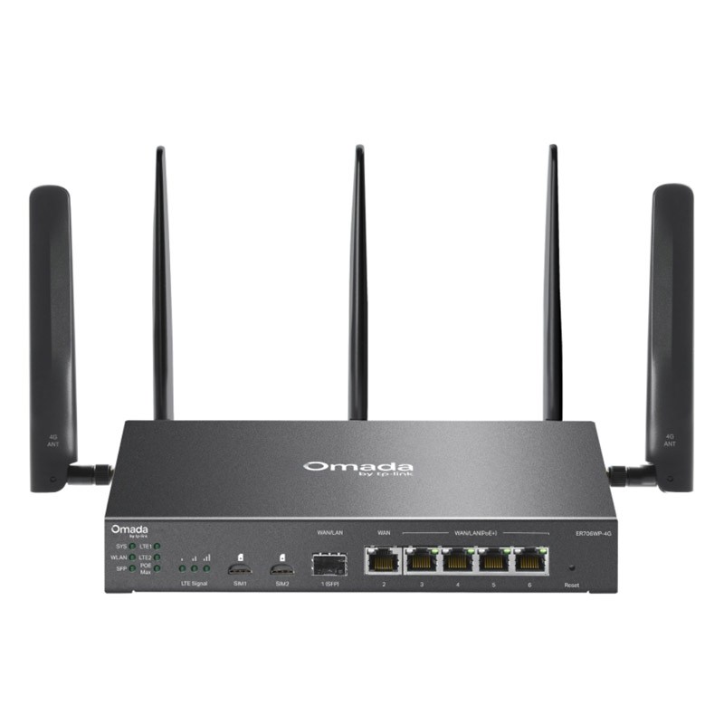 Usmerjevalnik (router) TP-Link Omada ER706WP-4G, Wi-Fi 6