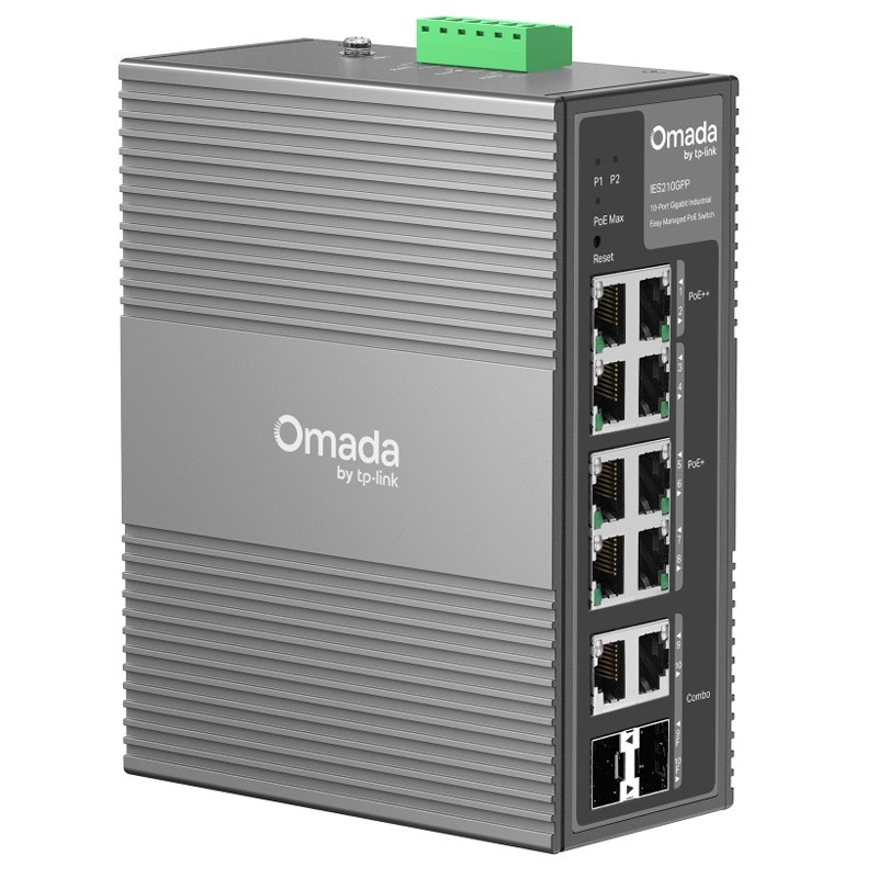 Stikalo (switch) TP-Link Omada IES210GPP, 10-port,PoE++, SFP
