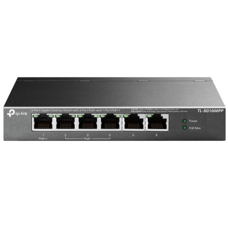 Stikalo (switch) TP-Link TL-SG1006PP, 6-port, PoE+, PoE++
