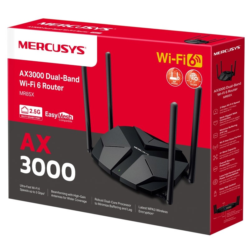 Usmerjevalnik (router) MERCUSYS MR85X, Wi-Fi 7