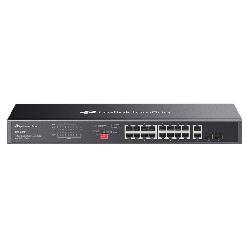 Stikalo (switch) TP-Link Omada DS1018GMP, 18-port, PoE+, SFP