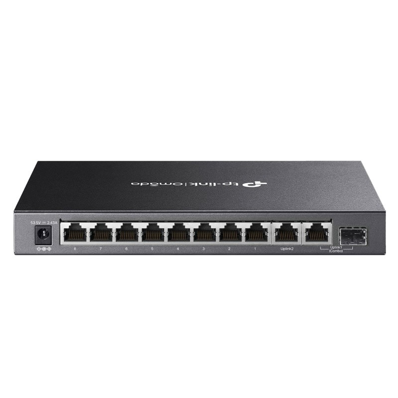 Stikalo (switch) TP-Link Omada DS110GMP, 10-port, PoE+, SFP
