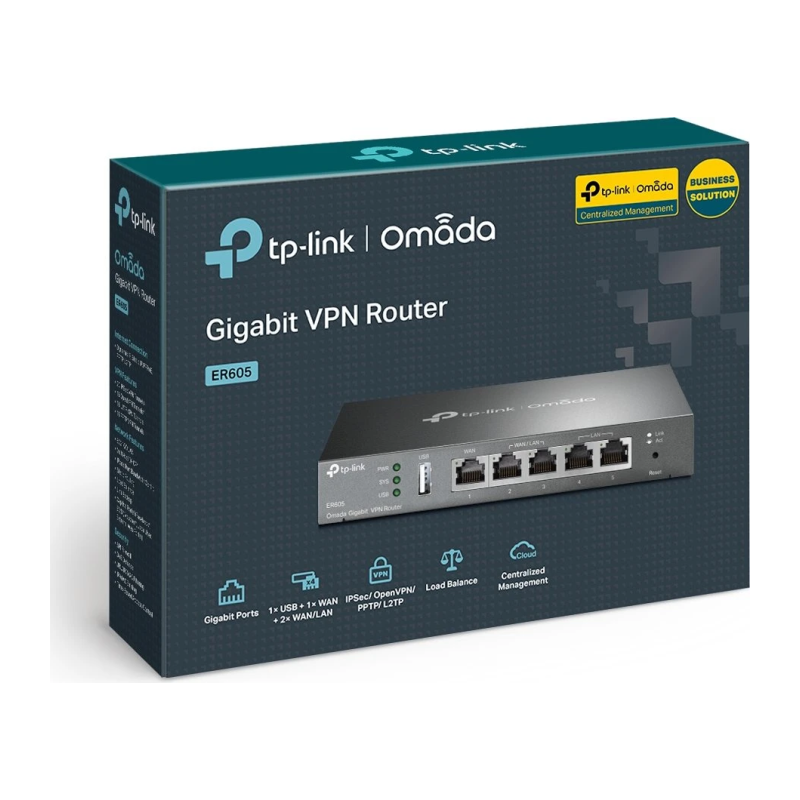 Usmerjevalnik (router) TP-Link Omada ER605, VPN