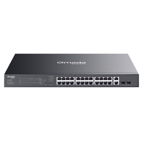 Stikalo (switch) TP-Link Omada ES228GMP, 28-port, PoE+, SFP