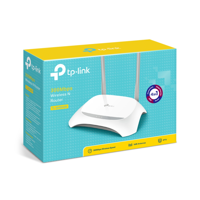 Usmerjevalnik (router) TP-Link WR840N, Wi-Fi 4