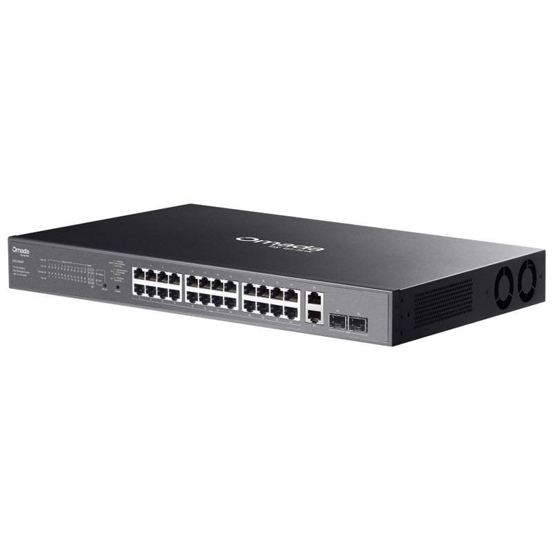Stikalo (switch) TP-Link Omada ES228GMP, 28-port, PoE+, SFP