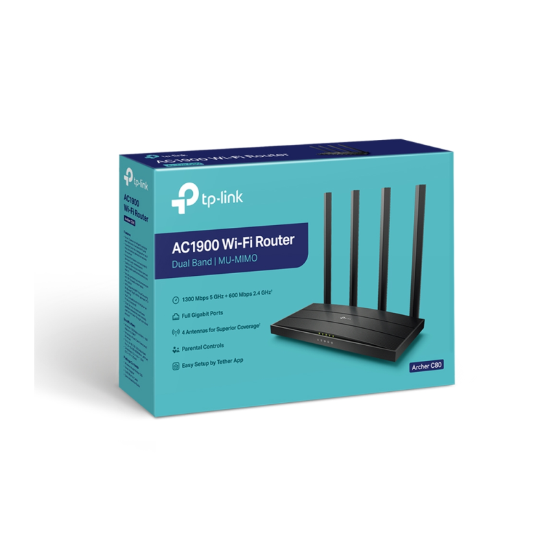 Usmerjevalnik (router) TP-Link Archer C80, Wi-Fi 5