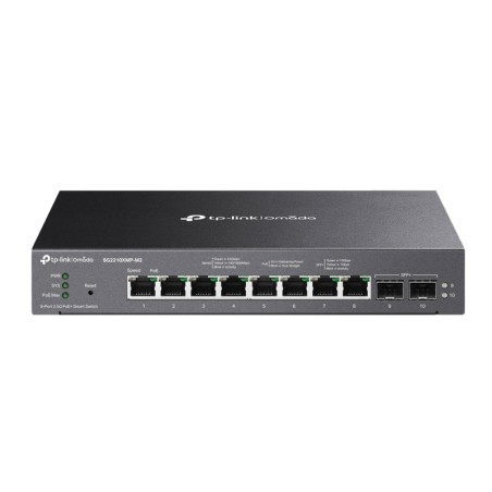 Stikalo (switch) TP-LINK Omada SG2210XMP-M2, 10-port, PoE+, SFP+