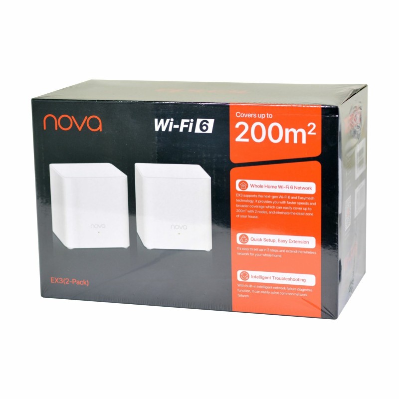 Usmerjevalnik (router) Tenda EX3, WiFi 6, Mesh - 2 kos