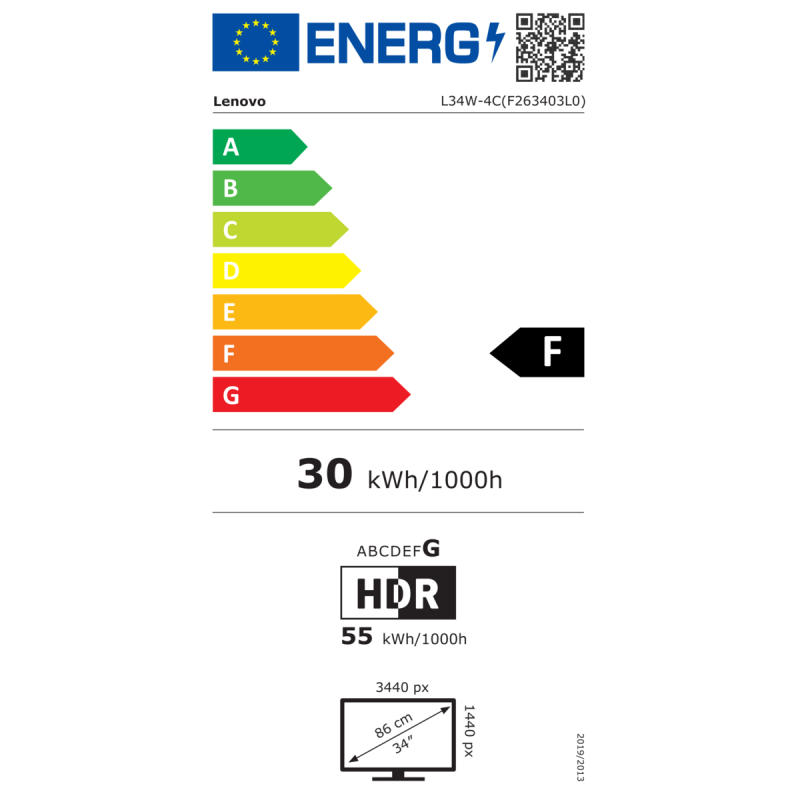 Monitor Lenovo L34W-4C