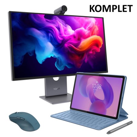 Monitor Lenovo Yoga Pro 27UD-10, s tablico Idea Tab in Yoga miško