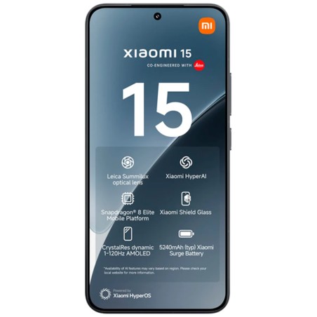 Pametni telefon Xiaomi 15, 256GB, črn