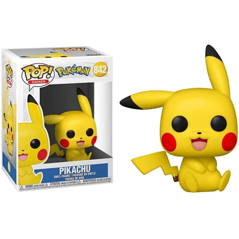 Figura FUNKO POP GAMES: POKEMON - PIKACHU (SITTING)