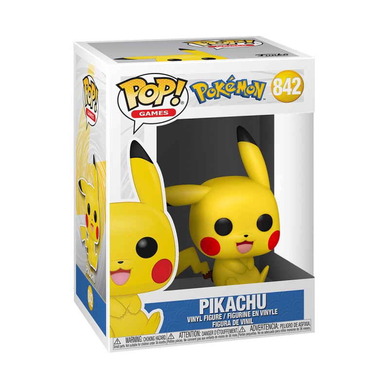 Figura FUNKO POP GAMES: POKEMON - PIKACHU (SITTING)