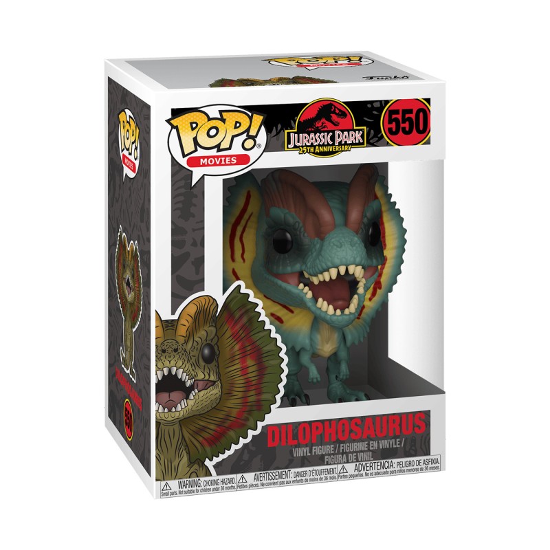 Figura FUNKO POP MOVIES: JURASSIC PARK - DILOPHOSAURUS W/CHASE