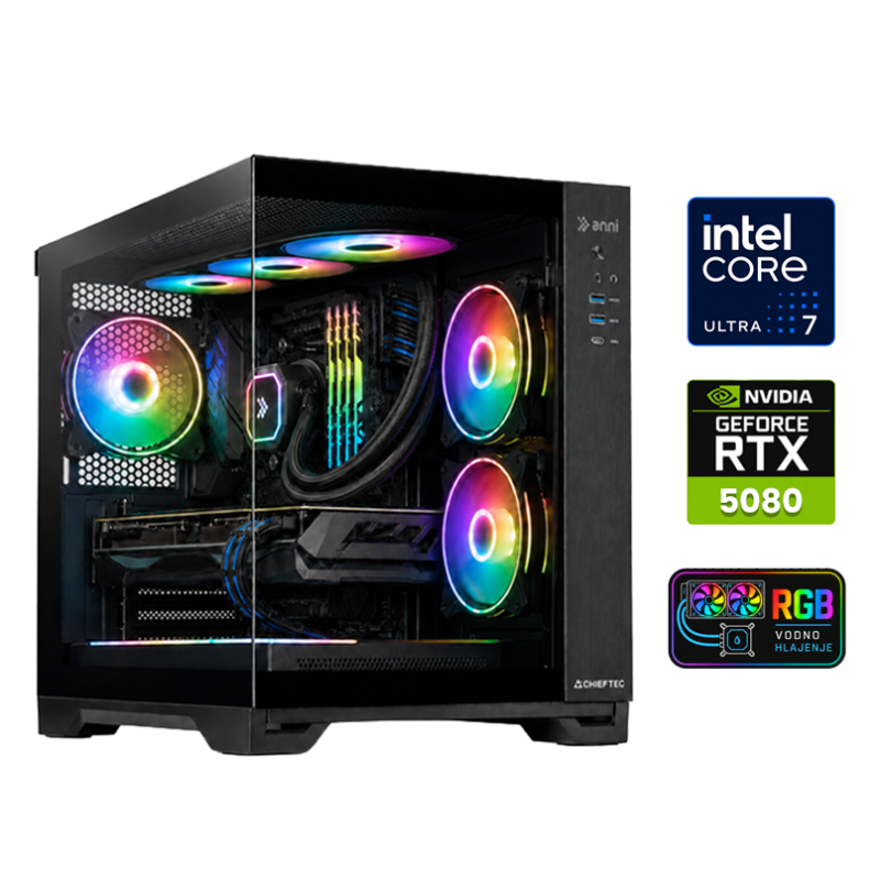 Računalnik ANNI Gamer Elite Ultra 7 265KF / RTX 5080 / 32 GB / 4 TB