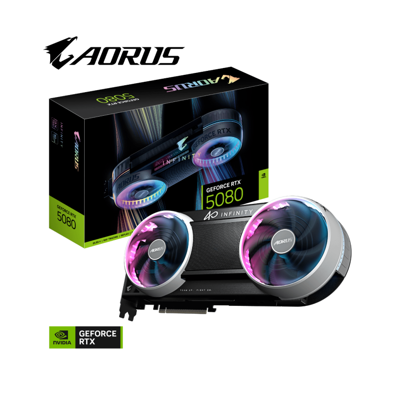 Grafična kartica Gigabyte AORUS GeForce RTX 5080 INFINITY, 16GB