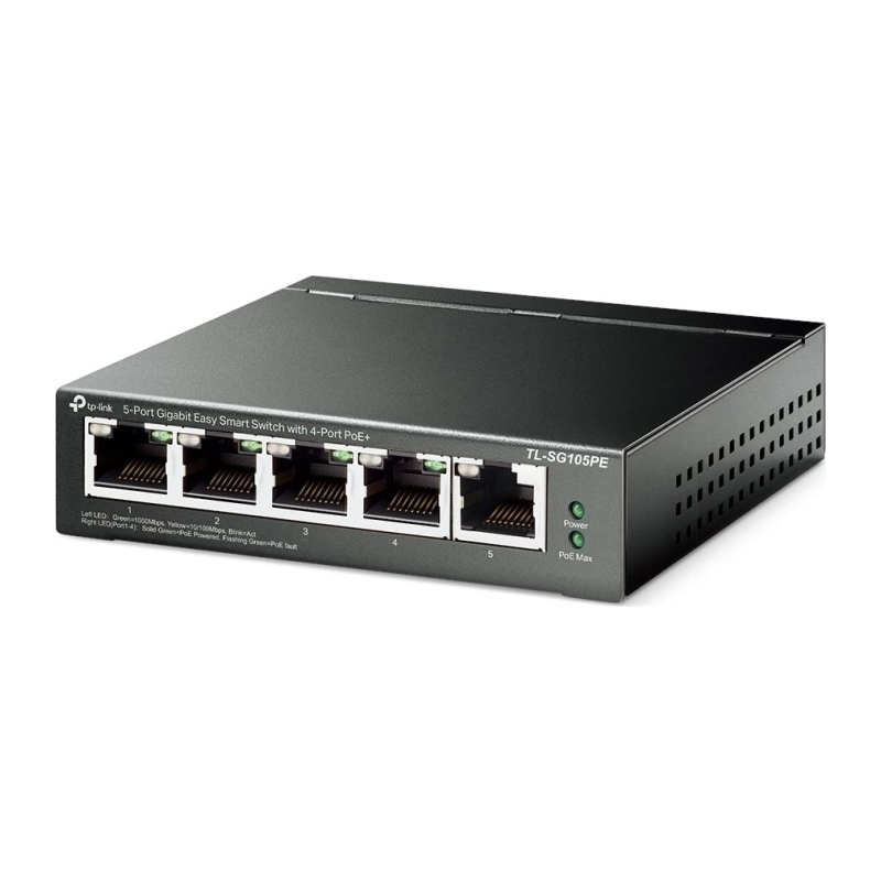 Stikalo (switch) TP-Link TL-SG105PE, 5-port, PoE+