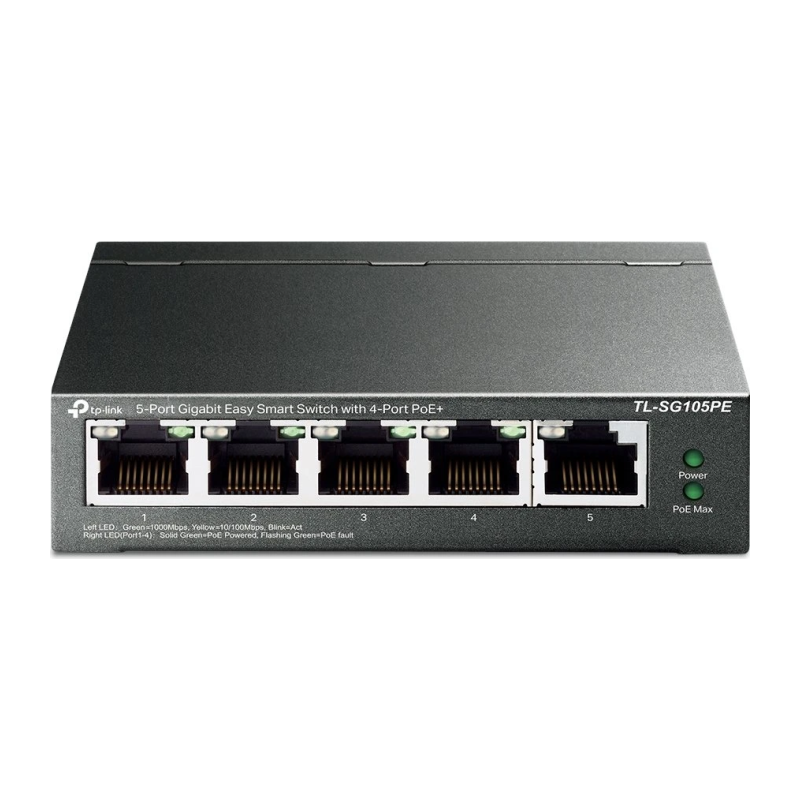 Stikalo (switch) TP-Link TL-SG105PE, 5-port, PoE+