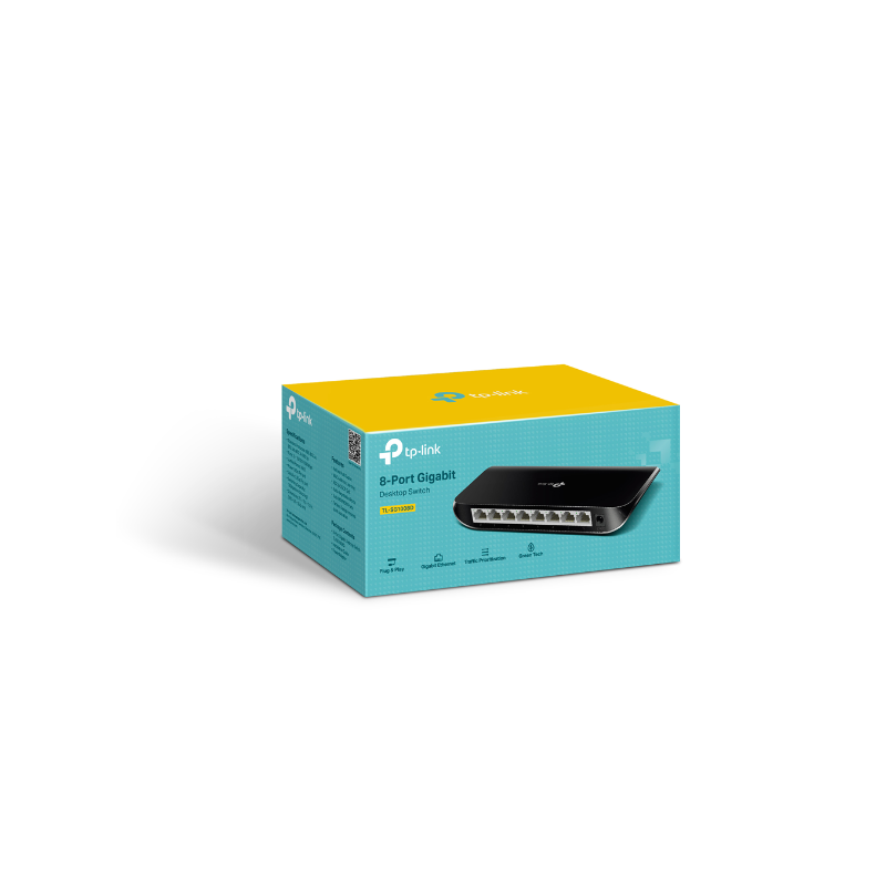 Stikalo (switch) TP-Link SG1008D, 8-port
