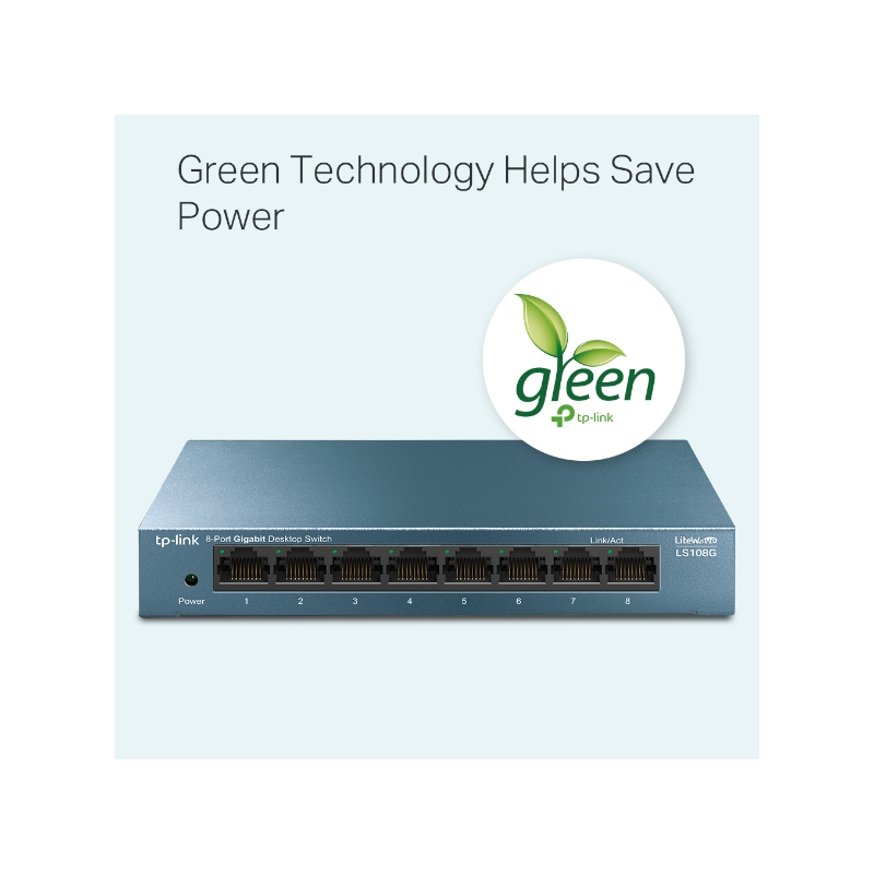 Stikalo (switch) TP-Link LS108G, 8-port